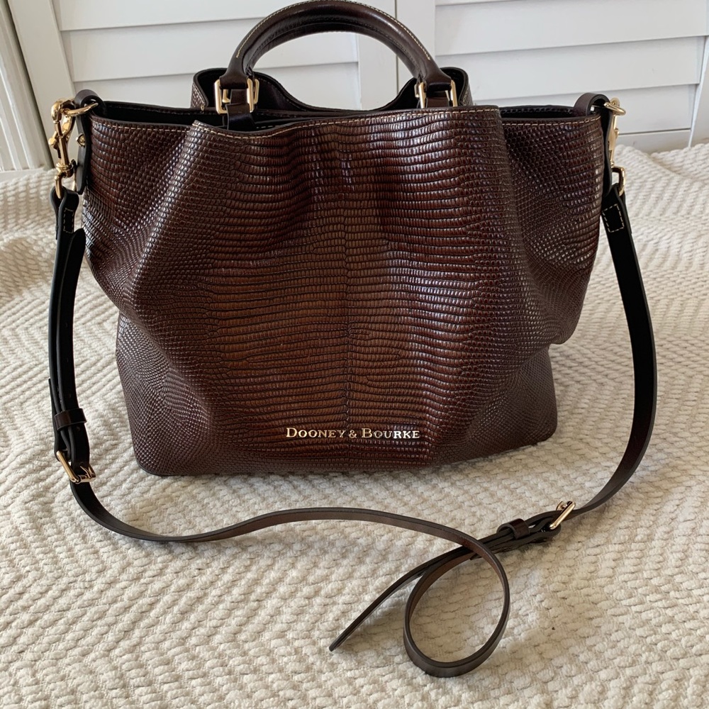 Dooney & Bourke large Barlow embossed tote